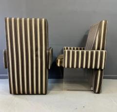 Vladimir Kagan Vladimir Kagan Set of 6 Clos Dining Chairs 2 Arms and 4 Side Chairs Mid Century - 3663065