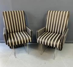 Vladimir Kagan Vladimir Kagan Set of 6 Clos Dining Chairs 2 Arms and 4 Side Chairs Mid Century - 3663070
