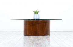 Vladimir Kagan Vladimir Kagan Snail Coffee Table with Glass Top for Selig - 2272004