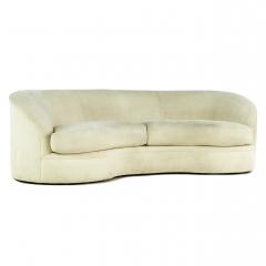 Vladimir Kagan Vladimir Kagan Style Directional Furniture Mid Century Biomorphic Kidney Sofa - 3694215