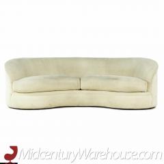 Vladimir Kagan Vladimir Kagan Style Directional Furniture Mid Century Biomorphic Kidney Sofa - 3694216