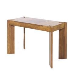 Vladimir Kagan Vladimir Kagan Style Mid Century Burlwood Backgammon Chess Game Console Table - 3993640