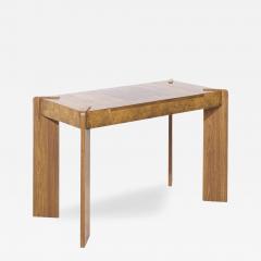 Vladimir Kagan Vladimir Kagan Style Mid Century Burlwood Backgammon Chess Game Console Table - 3994754