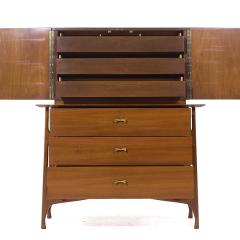 Vladimir Kagan Vladimir Kagan Style Mid Century Sculptural Walnut Highboy Dresser - 3920877