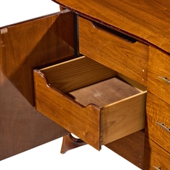 Vladimir Kagan Vladimir Kagan Style Mid Century Sculptural Walnut Lowboy Dresser - 4720414
