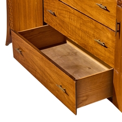 Vladimir Kagan Vladimir Kagan Style Mid Century Sculptural Walnut Lowboy Dresser - 4720415