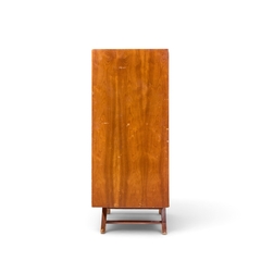 Vladimir Kagan Vladimir Kagan Style Mid Century Walnut Gentlemans Chest Highboy Dresser - 4755519
