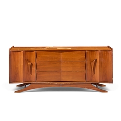 Vladimir Kagan Vladimir Kagan Style Mid Century Walnut Lowboy Dresser - 4755507