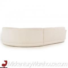 Vladimir Kagan Vladimir Kagan Style Weiman Mid Century Curved Sectional Sofa - 3513729