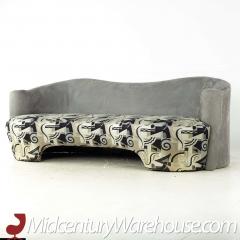 Vladimir Kagan Vladimir Kagan Style Weiman Mid Century Sculptural Curved Sofa - 3694211