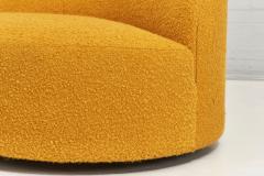 Vladimir Kagan Vladimir Kagan Swivel Chaise in Goldenrod Boucle Preview 1990 - 2299069