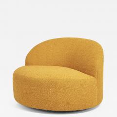 Vladimir Kagan Vladimir Kagan Swivel Chaise in Goldenrod Boucle Preview 1990 - 2299452