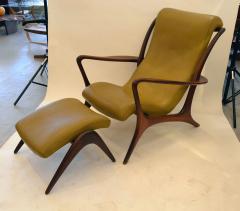 Vladimir Kagan Vladimir Kagan Two Position Contour Rocking Chair and Foot Stool - 130440