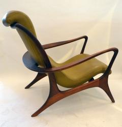 Vladimir Kagan Vladimir Kagan Two Position Contour Rocking Chair and Foot Stool - 130442