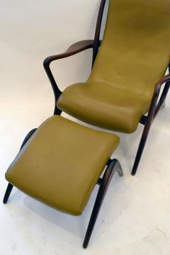 Vladimir Kagan Vladimir Kagan Two Position Contour Rocking Chair and Foot Stool - 130447