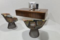 Vladimir Kagan Vladimir Kagan Walnut and Lucite Executive Desk 1950s - 3280508