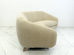 Vladimir Kagan Vladimir Kagan Wide Angle Tangent Sofa Model 506 In Tan Chenille - 4557360
