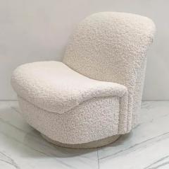 Vladimir Kagan Vladimir Kagan for Directional Furniture Swivel Lounge Chair in Boucle - 3175940