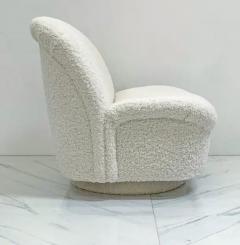 Vladimir Kagan Vladimir Kagan for Directional Furniture Swivel Lounge Chair in Boucle - 3176135