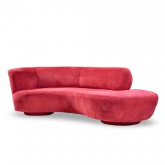 Vladimir Kagan Vladimir Kagan for Directional Mid Century Cloud Suede Sculpted Sofa - 4495995