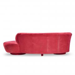 Vladimir Kagan Vladimir Kagan for Directional Mid Century Cloud Suede Sculpted Sofa - 4496000