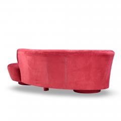 Vladimir Kagan Vladimir Kagan for Directional Mid Century Cloud Suede Sculpted Sofa - 4496001