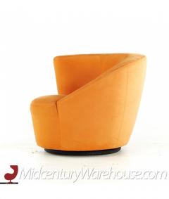 Vladimir Kagan Vladimir Kagan for Directional Mid Century Lounge Chairs with Ottoman Pair - 3066848