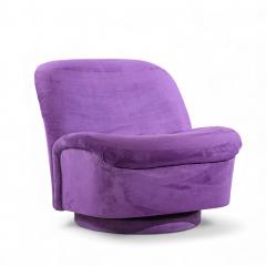 Vladimir Kagan Vladimir Kagan for Directional Mid Century Swivel Lounge Chairs Pair - 4437174