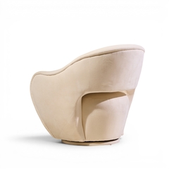 Vladimir Kagan Vladimir Kagan for Directional Model 100A Mid Century Swivel Lounge Chair Pair - 4698043