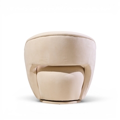 Vladimir Kagan Vladimir Kagan for Directional Model 100A Mid Century Swivel Lounge Chair Pair - 4698044
