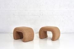 Vladimir Kagan Vladimir Kagan for Directional Waterfall Stools in Tan Boucle 1990 - 1793500