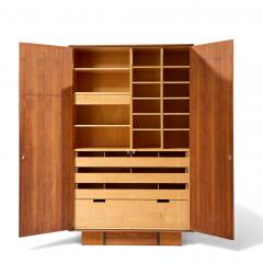 Vladimir Kagan Vladimir Kagan for Dreyfuss Mid Century Walnut Armoire - 4428411