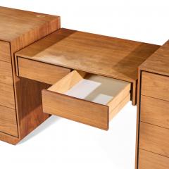 Vladimir Kagan Vladimir Kagan for Dreyfuss Mid Century Walnut and Lucite Vanity Dresser - 4433514