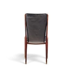 Vladimir Kagan Vladimir Kagan for Dreyfuss VK 101 Mid Century Walnut Sling Chairs Pair - 4789377