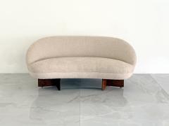 Vladimir Kagan Vladimir Kagan for Kagan Dreyfuss Inc Model 6999 Loveseat Chenille 1950s - 4610529