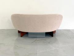 Vladimir Kagan Vladimir Kagan for Kagan Dreyfuss Inc Model 6999 Loveseat Chenille 1950s - 4610532