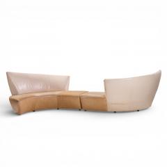 Vladimir Kagan Vladimir Kagan for Preview Mid Century Serpentine Sofas Pair - 4508801