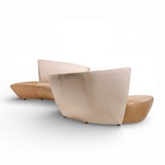 Vladimir Kagan Vladimir Kagan for Preview Mid Century Serpentine Sofas Pair - 4509130