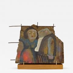 Vladimir Smachtin Marital Discord Piece of History from the Berlin Wall Art Collection  - 528348