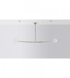 Volker Haug SINGLE ARC ODDMENTS CHANDELIER BY VOLKER HAUG - 2385311