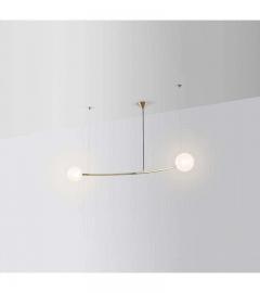 Volker Haug SINGLE ARC ODDMENTS CHANDELIER BY VOLKER HAUG - 2385314