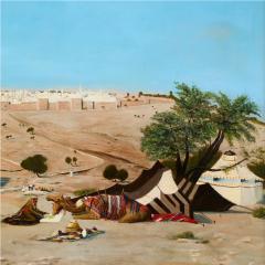 W J Appler Large Orientalist Oil Painting of Jerusalem by W J Appler 1919 - 4622178