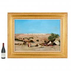 W J Appler Large Orientalist Oil Painting of Jerusalem by W J Appler 1919 - 4622183