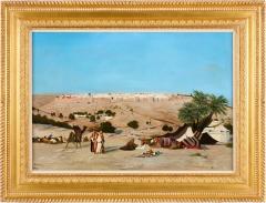 W J Appler Large Orientalist Oil Painting of Jerusalem by W J Appler 1919 - 4622277