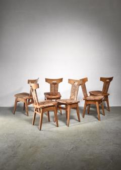 W Kuyper Set of 6 W Kuyper dining chairs early 19th Century - 1310211