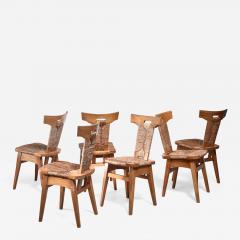 W Kuyper Set of 6 W Kuyper dining chairs early 19th Century - 1316823