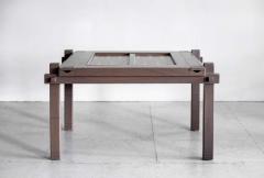 WALNUT BACKGAMMON TABLE - 1214056