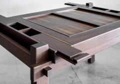 WALNUT BACKGAMMON TABLE - 1214095