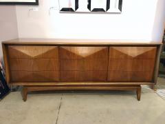 WALNUT DIAMOND FRONT DRESSER - 2071790
