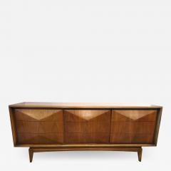 WALNUT DIAMOND FRONT DRESSER - 2072175